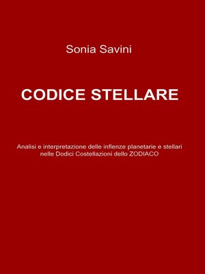 cover image of CODICE STELLARE